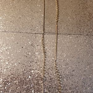 Gold Tone Multi Station CZ Necklace